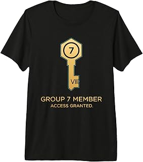 Group 7 Member – Access Granted Minimal Key Symbol Graphic Premium Tri-Blend T-Shirt
