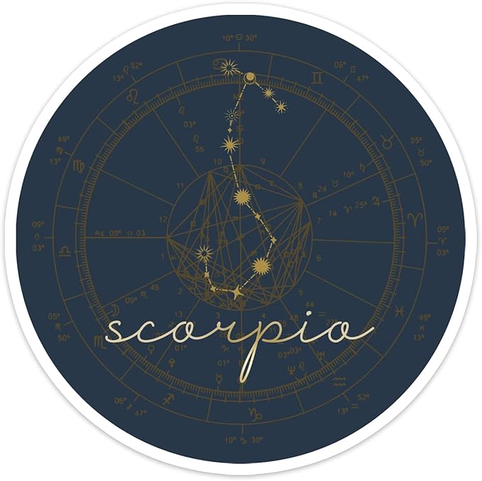 Scorpio Constellation Vinyl Sticker Auto Car Truck Wall Laptop | Sticker | 4