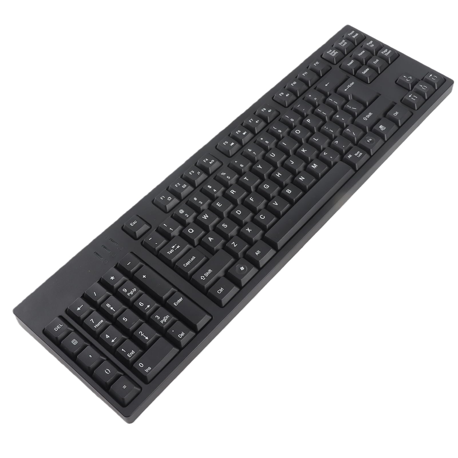 Gugxiom Tastiera per Mancini 109 Tasti Tipo C, Layout Ergonomico, Tastiera Contabile con Tastierino Numerico Sinistro, da Ufficio Plug and Play per Aziende, Designer, Layout Americano Inglese
