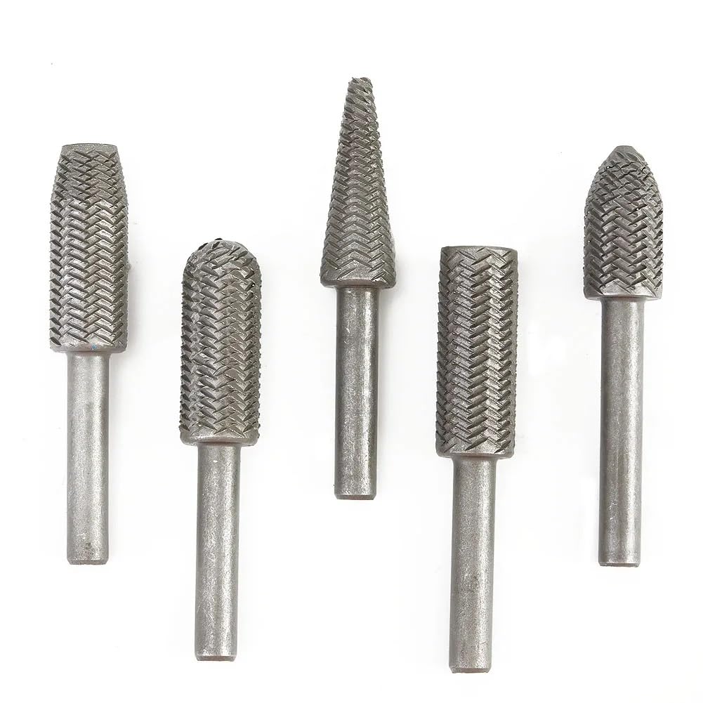 KROST High Speed Metal File Burr Drill Bit Set Metal Working Rasps 1/4" Shank for Enlarging holes,Creating shapes & for Grinding all Kinds of Soft Metals, Metal Derusting, Deburring and Reaming, etc. (B0CVMSRVMY) Amazon Price History, Amazon Price Tracker