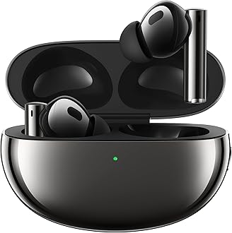 realme Buds Air 5 Pro Truly Wireless in Ear Earbuds with 50Db ANC, Realboost Dual Coaxial Drivers, 360? Spatial Audio Effect, LDAC HD Audio, Upto 40Hrs Battery with Fast Charging (Astral Black)