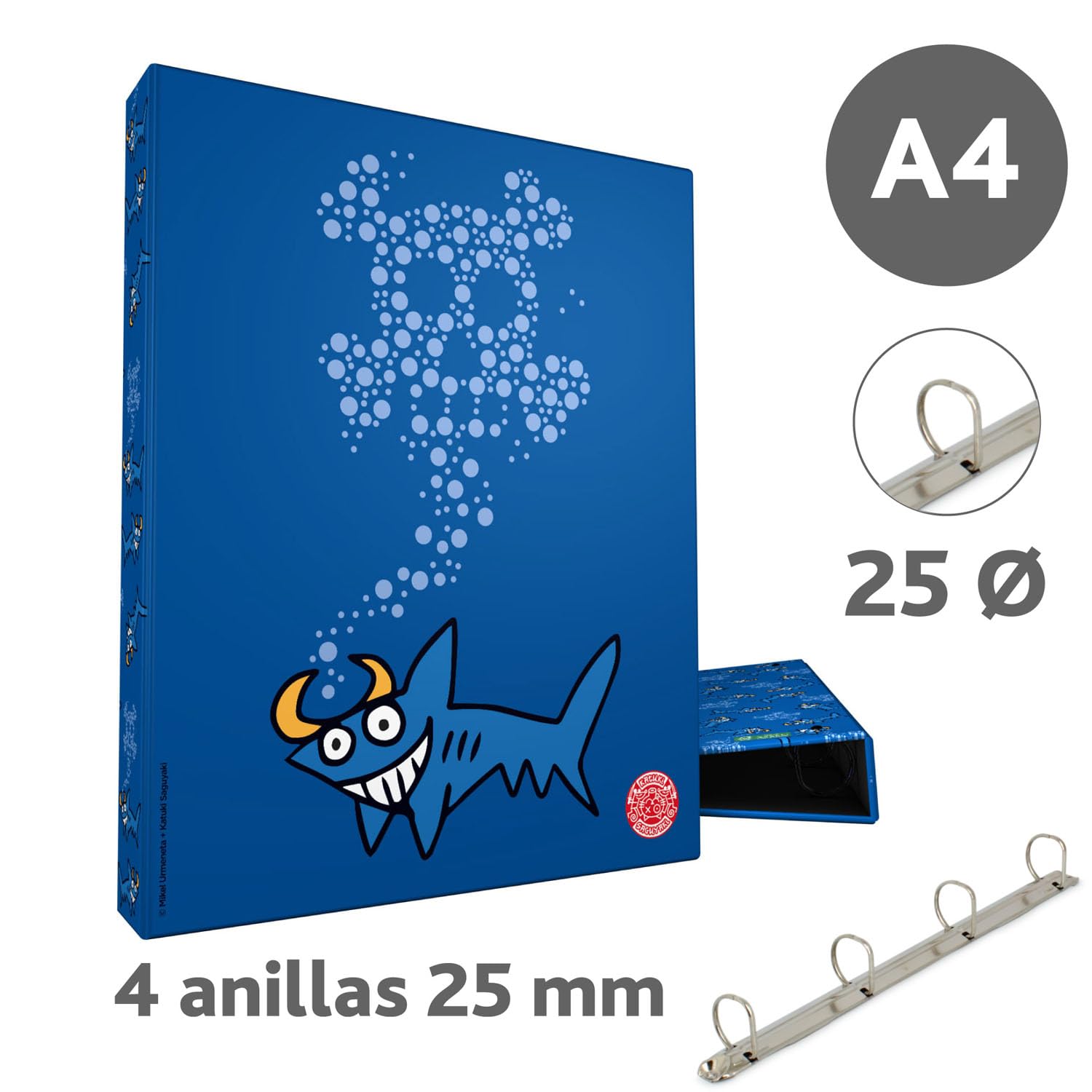 Grafoplás Saco Katuki Saguyaki, Bull Backpack, Red, M Kids Unisex, Red, M