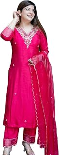 PEACH PIPER Kurta for Women with Dupatta Party Dress Ethnic Wedding Latest Festive Kurti Stylish Anarkali Kurta Traditiona... Price In India