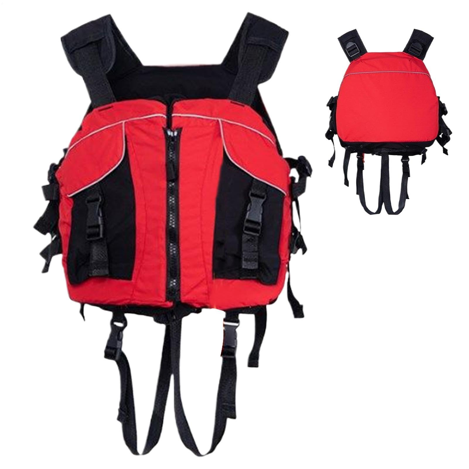 Giubbotto Salvagente per Adulti Kayak Costume Da Bagno Da Surf | Gilet Da Nuoto Traspirante Per Donne Uomini Pescatori Nuotatori Laghi Fiumi Pesca A Mosca Spiaggia Snorkeling Apnea Kayak
