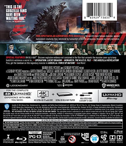 Godzilla (4K Ultra HD + Blu-ray) [4K UHD]