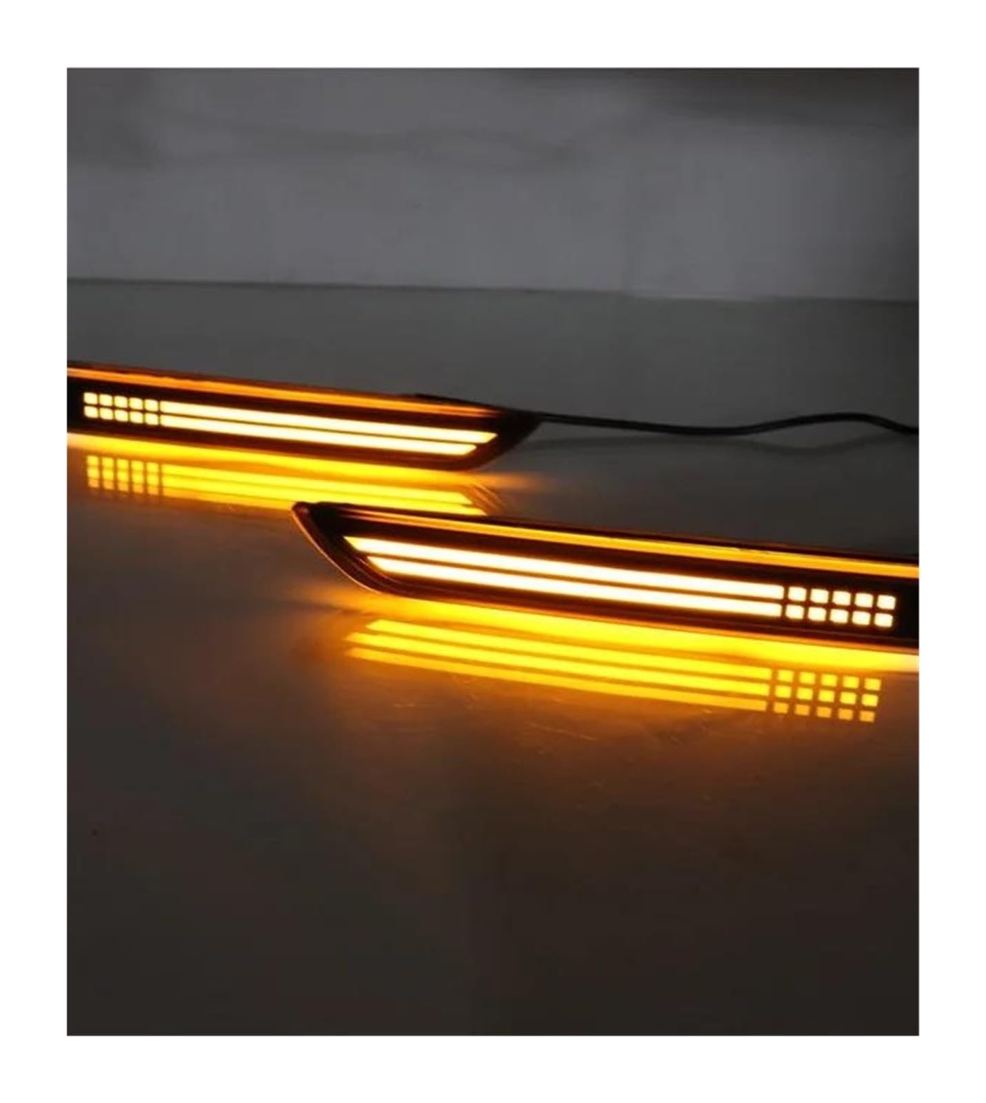 Luce Stop Custodia luci stop a LED per Mazda Luce stop+Luce marcia notturna DRL+Indicatori direzione gialli a forma streamer Avvia scansione