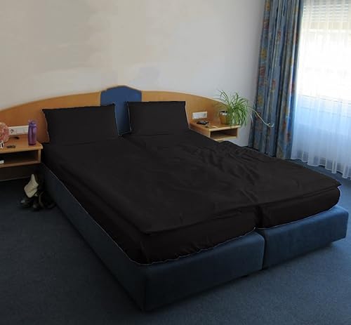 Split California King - Juego de sábanas para cama ajustable, 1000 hilos, 100% algodón egipcio, tejido satinado, juego de 5 piezas de 1000 hilos,