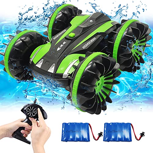 VOLANTEXRC RC Remote Control Boat for Pool，2.4Ghz Control Rc Boats for Adults，Lake Electric Boat with Water Cooling System 2Rechargeable Batteries Black