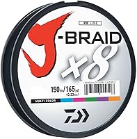 Vista 15 de Daiwa J-Braid Línea trenzada redonda tejida de 8 filamentos, 150 m