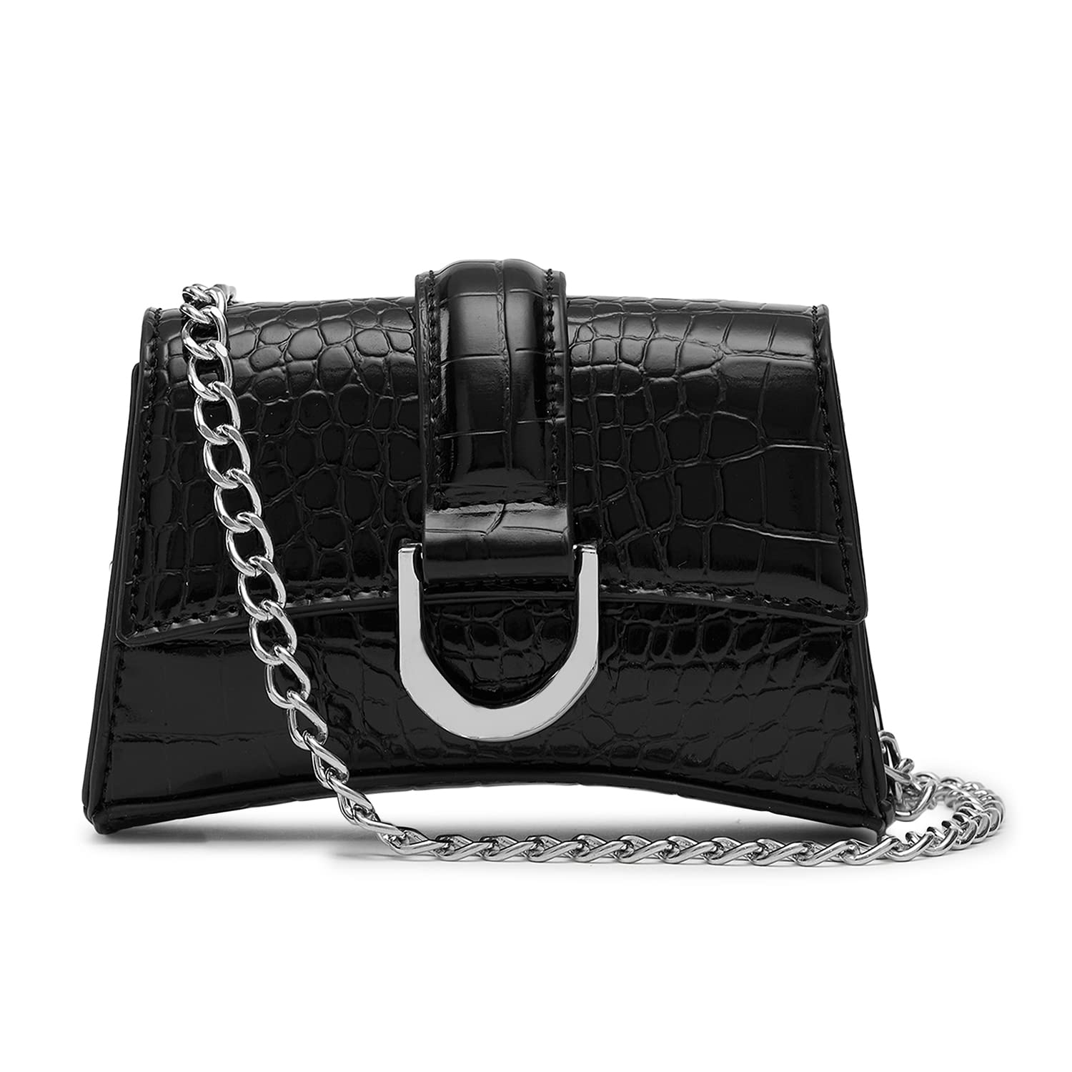 Miraggio Stormy Mini Crossbody/Western Sling Bag For Women, Black-image-2