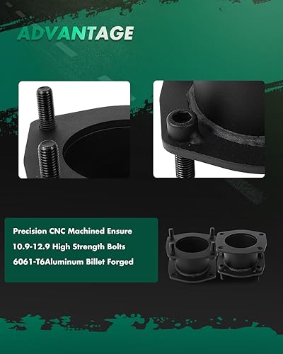 Miniatura 3 de SCITOO Kit de elevación de nivelación delantera de 3 pulgadas para Jeep Grand para Cherokee 2005-2010, Commander 2006-2010, 2 kits de nivelación