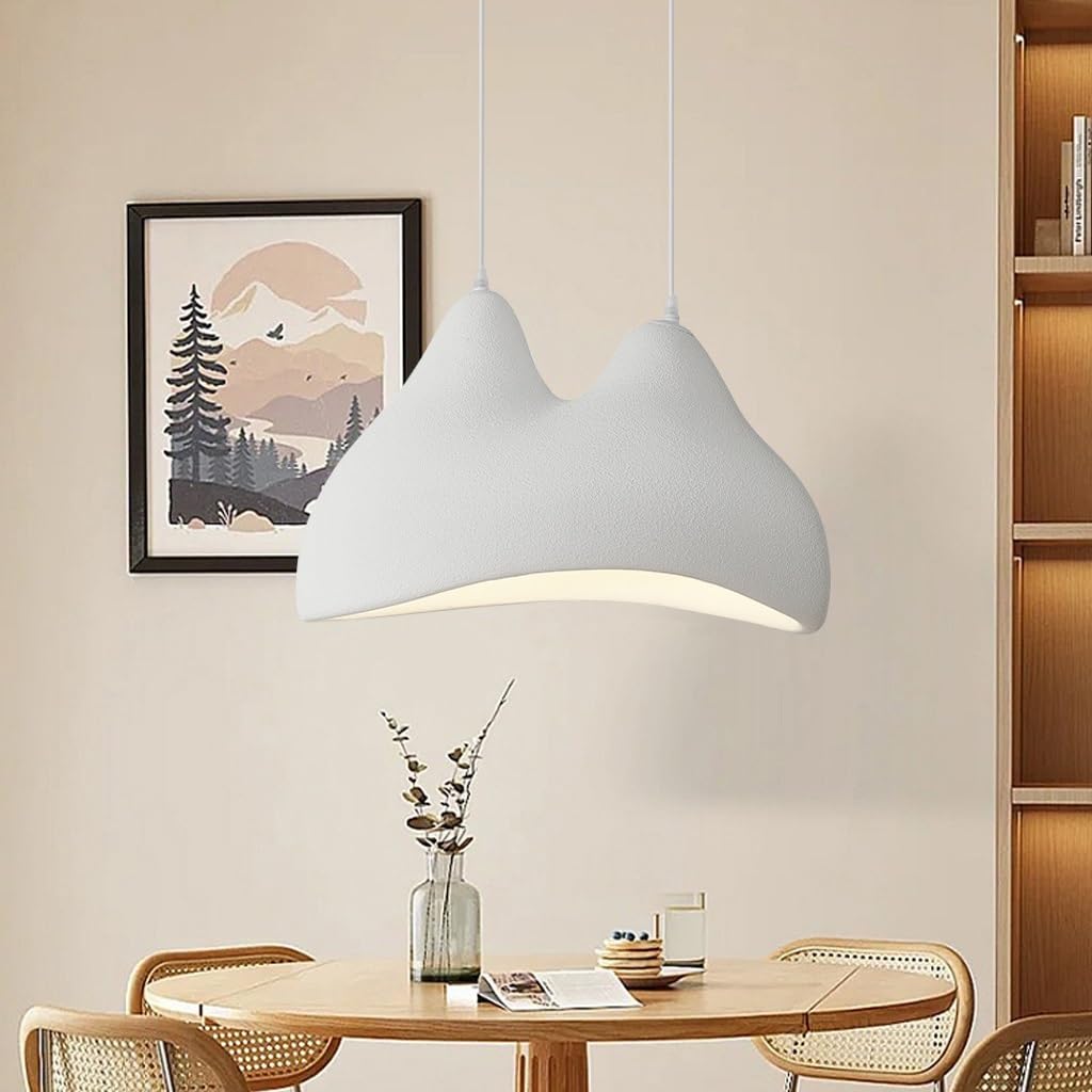 Lustre wabi-sabi japonais réglable pour illuminer votre salle à manger