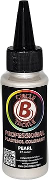 Pearl Plastisol Colorant for Making Soft Plactic Fishing Lures, Coloring Plastic Fishing Baits, 2X Strong, 2oz Bottle