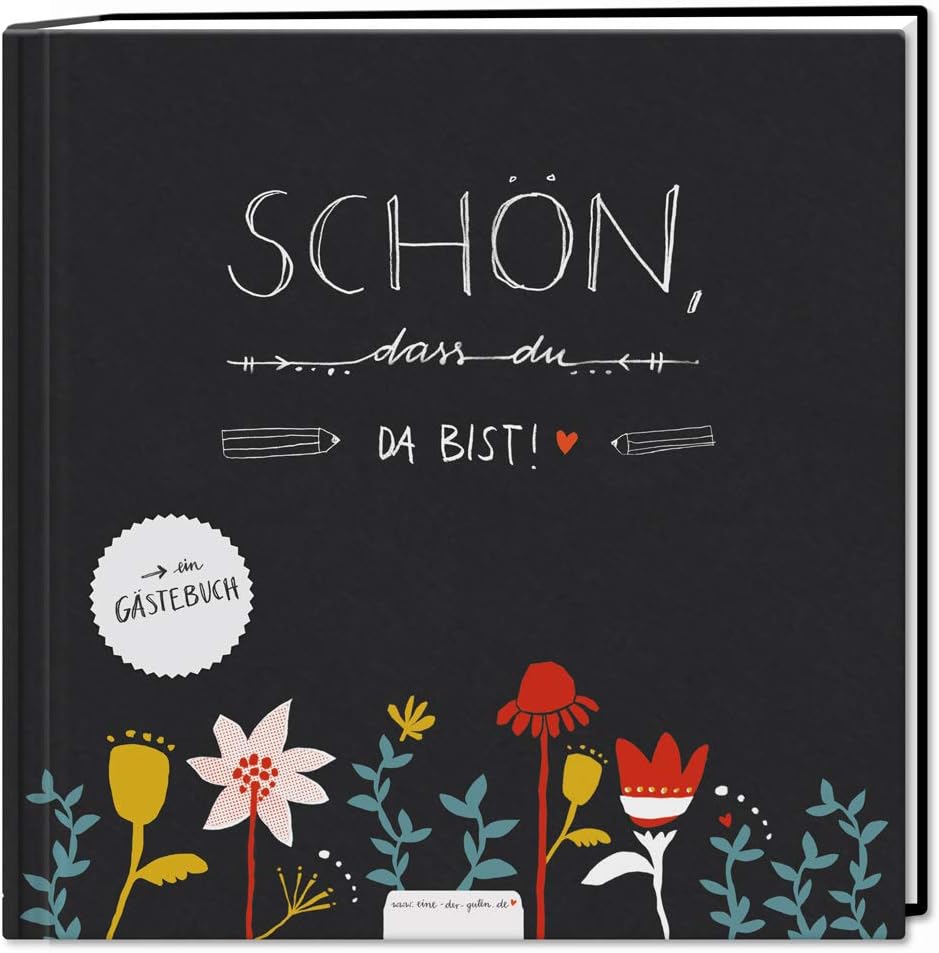Gästebuch Hochzeit - Premium Hardcover 21x21 Cm, 100 Seiten Blanko