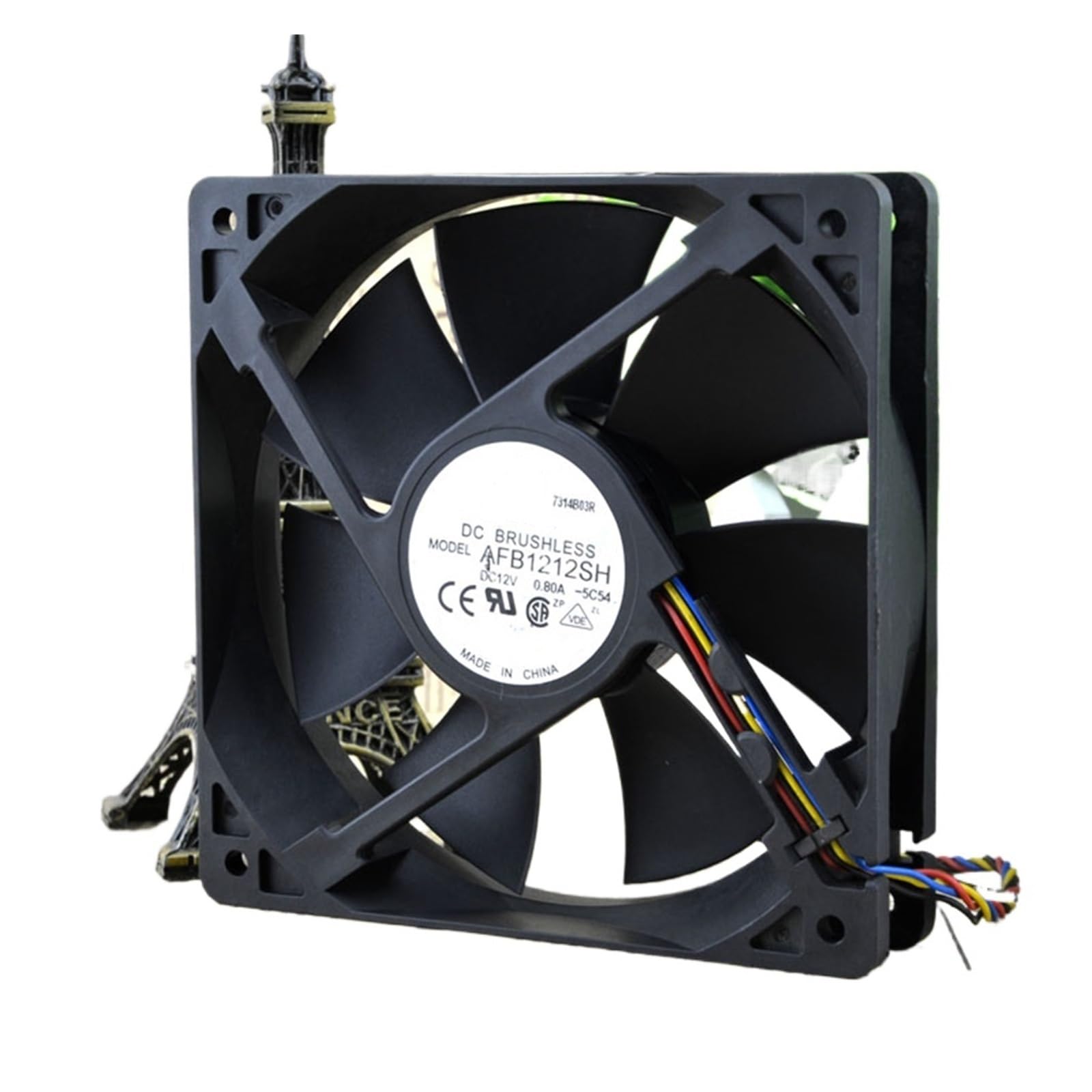 Ventilador AFB1212SH de 120x25 mm para montaje en sistemas a 12V
