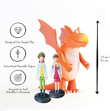 Zog and The Flying Doctors Story Time Set | Collectable Articulated Character Action Figures | Official Toys and Gifts from The Julia Donaldson Books, TV and Animation Movie Series