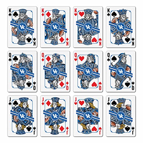 Image of YouTheFan NCAA Officially-Licensed Playing Cards - Original Artwork on All face Cards and Jokers - Team's Official Colors - Quality Linen Texture - Designed in The USA