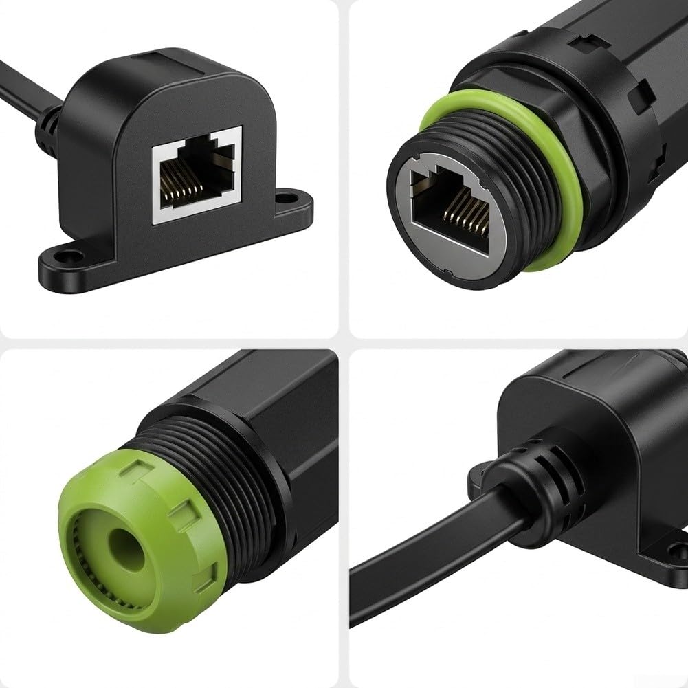 pour câble Pass-Through pour cuivre Pur pour rj45 Mâle Femelle