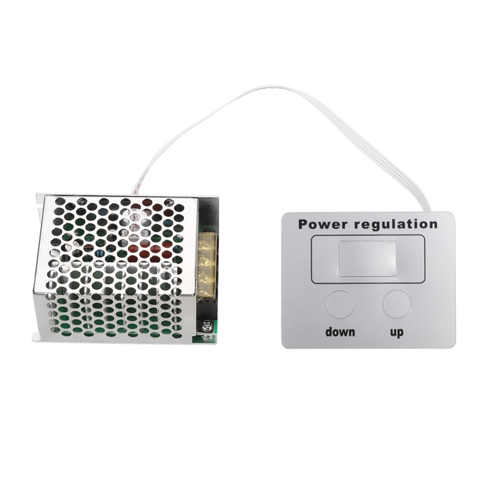 4000W SCR Voltage Regulator Digital Adjustable Speed Controller AC 220V Silicon Control Dimmer