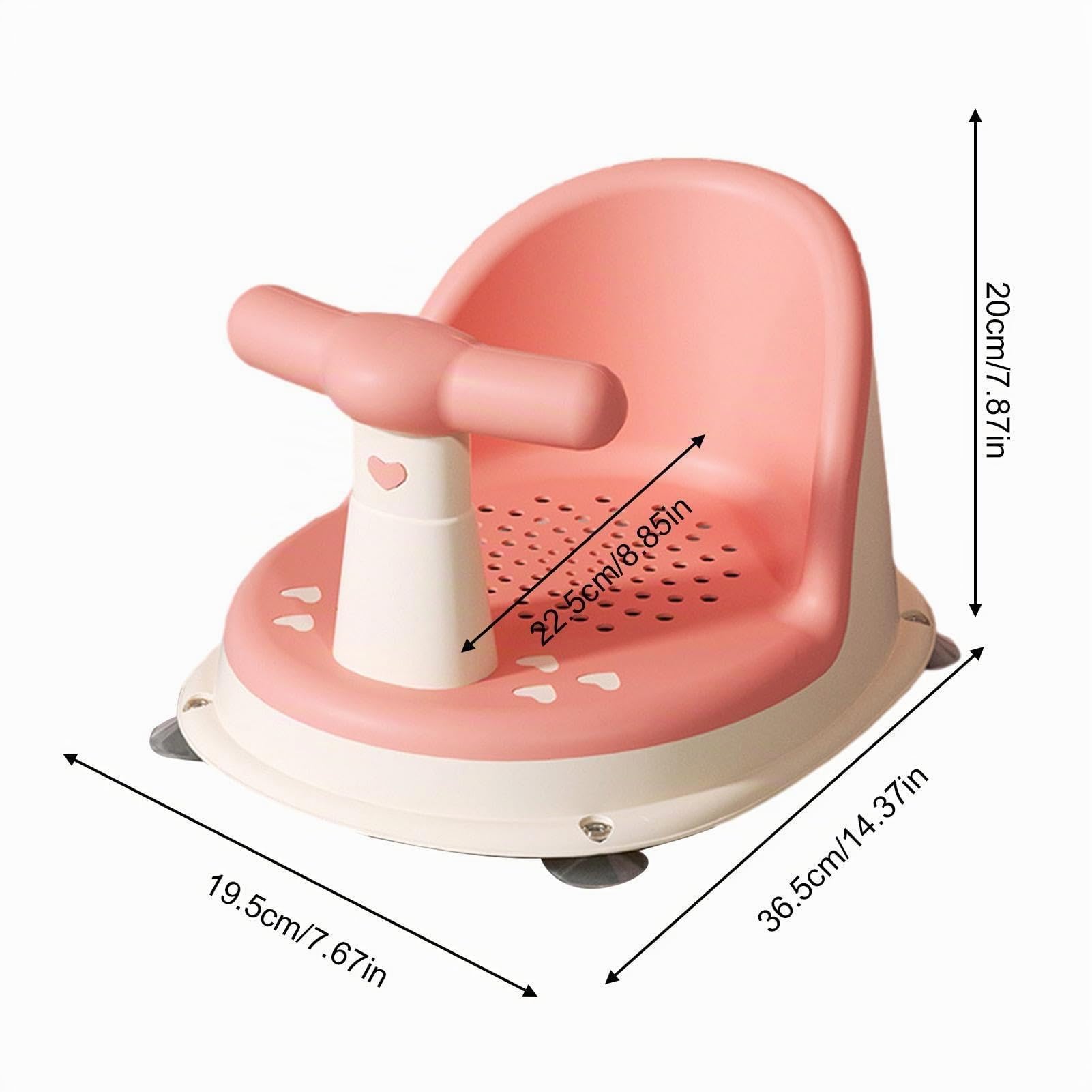 1/3Piezas Asiento De Baño Para Bebé - Silla Antideslizante Para Baby Shower | Asiento De Baño Para Bebé Sentado | Con Potentes Ventosas Para Estabilidad | Asiento De Bañera Para Niños De 6 18 Meses