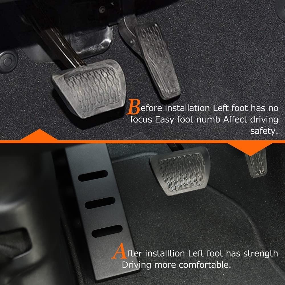 ⭐️車のフットレストペダル フットペダルパッドカバー 置換 Jeep ⭐️車のフットレストペダル フットペダルパッドカバー 置換 Jeep