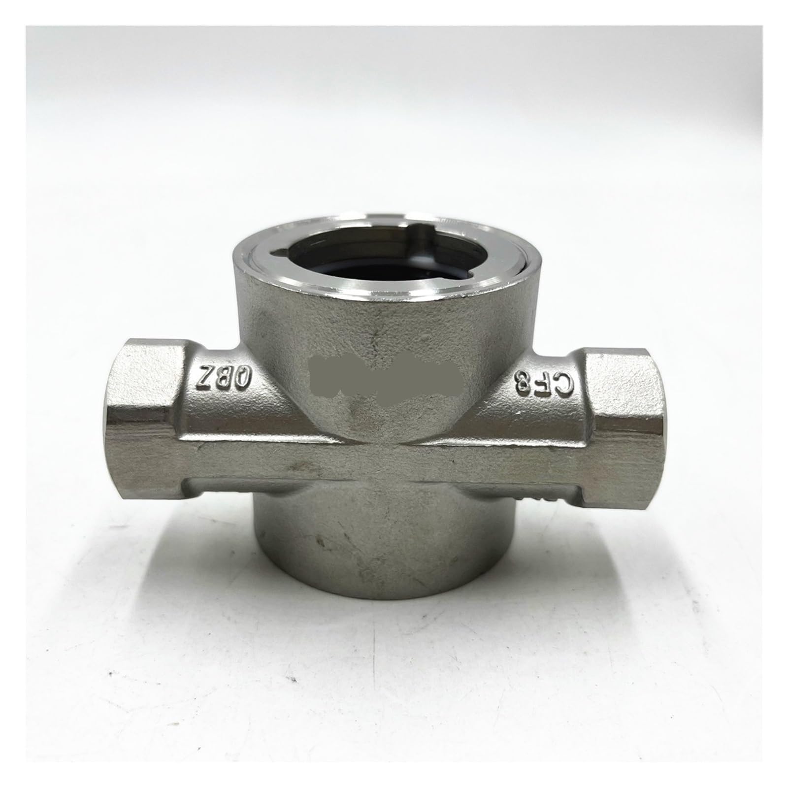 Indicador de flujo de agua de mirilla de acero inoxidable 304 con impulsor de PTFE - Tamaños de rosca NPT 1/4", 3/8", 1/2", 3/4", 1"(1In)