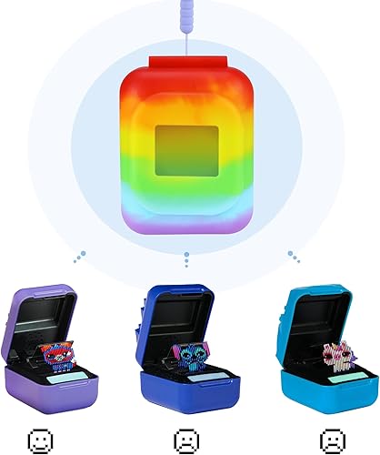 Miniatura 2 de Funda de viaje compatible con Bitzee Interactive Toy Digital Pet, solo compatible con Bitzee versión original, azul