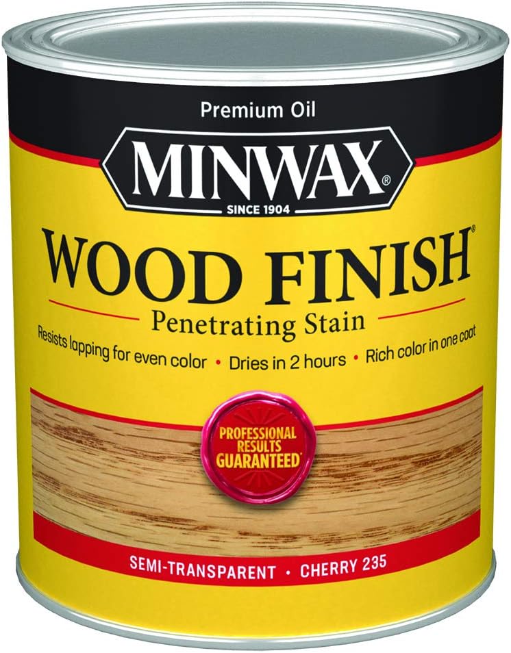 Minwax 1 Quart Cherry Wood Finish Interior Wood Stain 70009