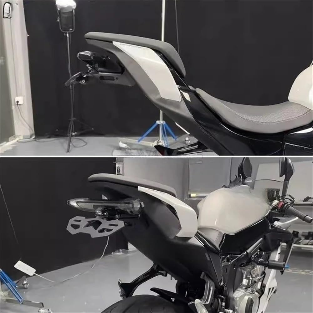 Portatarga Accessori per indicatori di direzione, staffa porta targa, contropunta posteriore per moto, coda corta, per 675SR