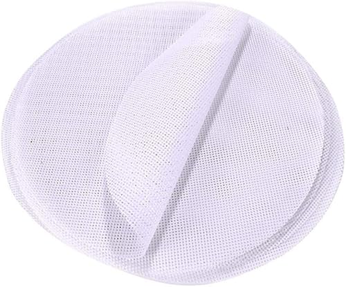 SHERCHPRY Almohadillas de malla de vapor de 11.8in de silicona redondas reutilizables revestimientos de vapor antiadherentes, filtros de tela