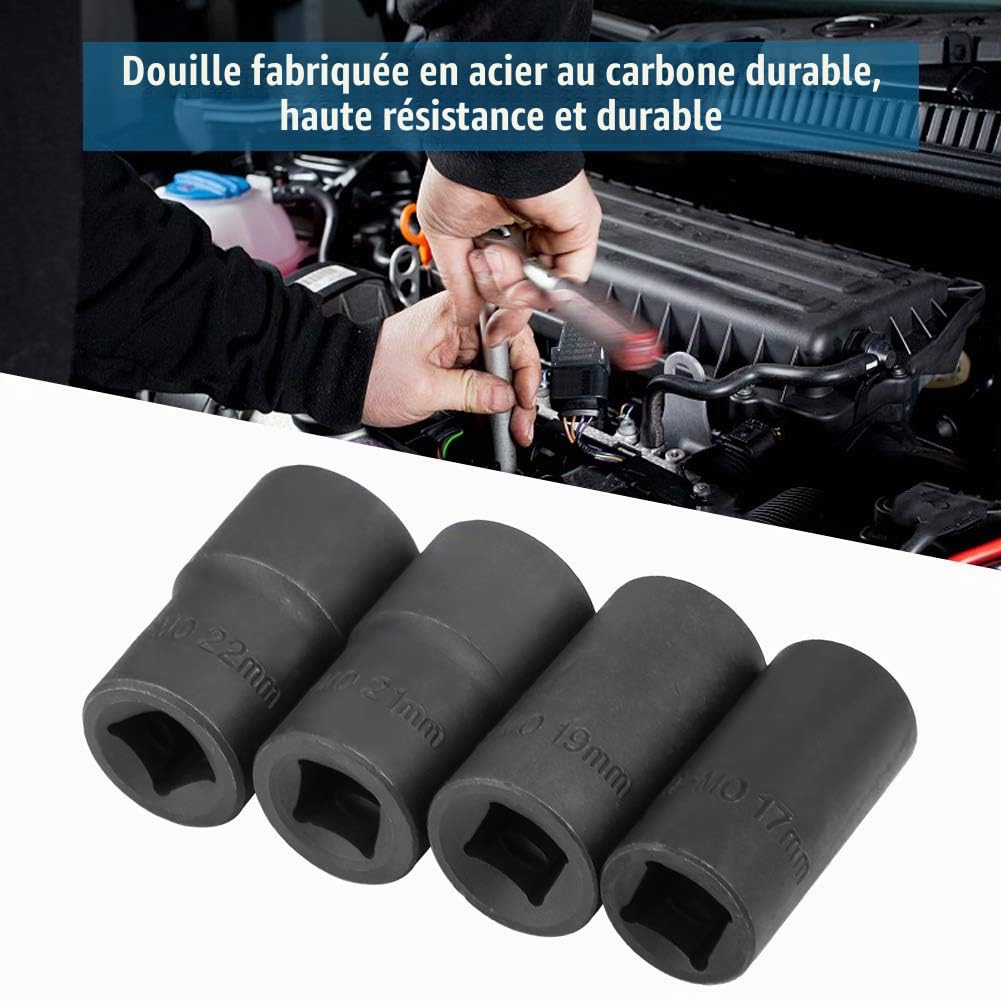 Extracteur Ecrou Antivol,Extracteur Ecrou Antivol Douille Ecrou Abimé,Estrattore Bulloni Antifurto,Douilles Torsadées /2,Tbe Twsi Socket Set,5Pcs Twi Socket Set Roue De Verrouillage