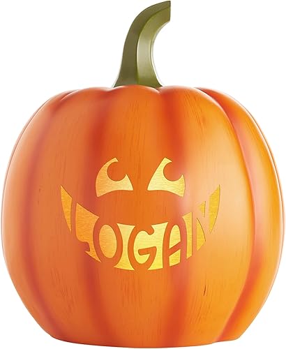 Let's Make Memories - Calabaza decorativa personalizada para Halloween - Crea calabazas y farolillos personalizados para decoración de Halloween en