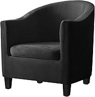 Vista 18 de Fundas de terciopelo para sillones, fundas de elastano para sillones, fundas elásticas para sillas de bañera, fundas protectoras para muebles, funda