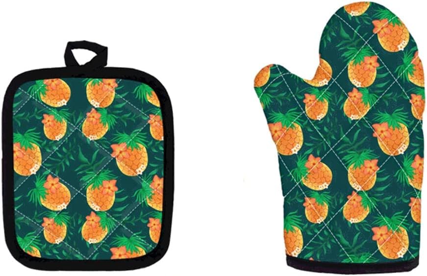 2pcs/Set Microwave Oven Gloves Insulation Pads for Home Accessories Kitchen Mitts