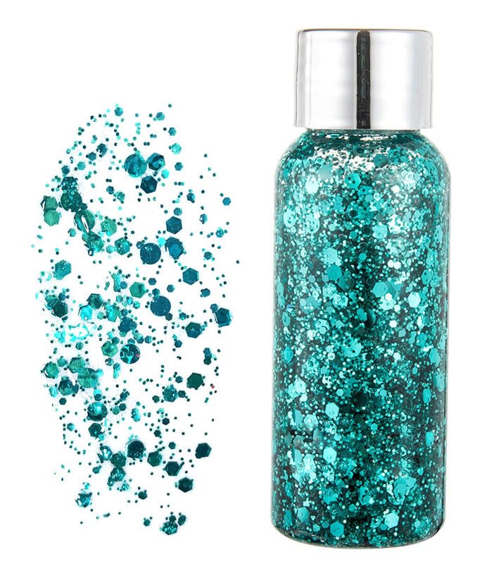 Body Glitter Gel, Face Glitter Body Glitter Liquid Eyeshadow, Face Hair Nail Glitter, Holiday Glitter Makeup (4)