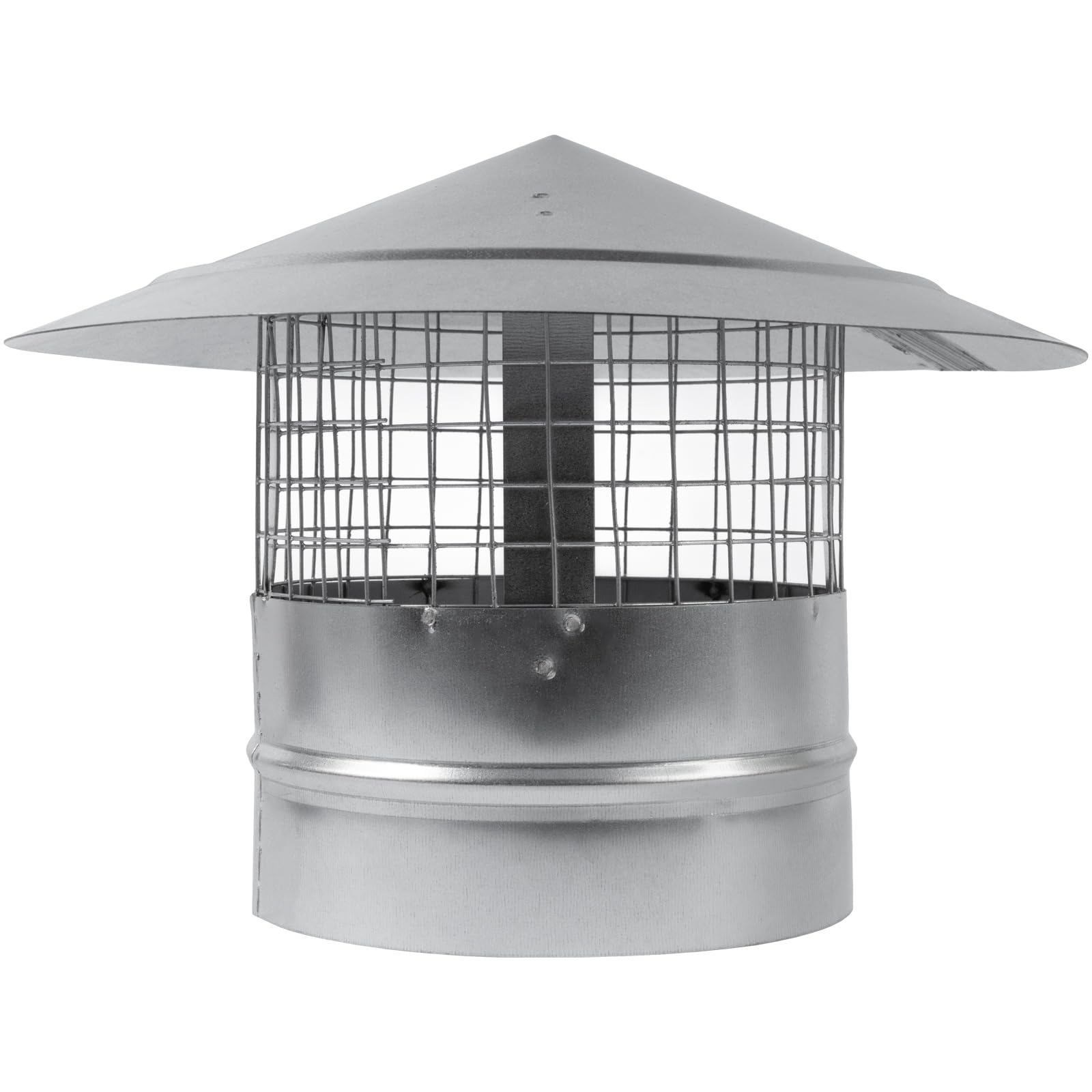 Cubierta de chimenea de 6 pulgadas impermeable y anticorrosiva para tejado