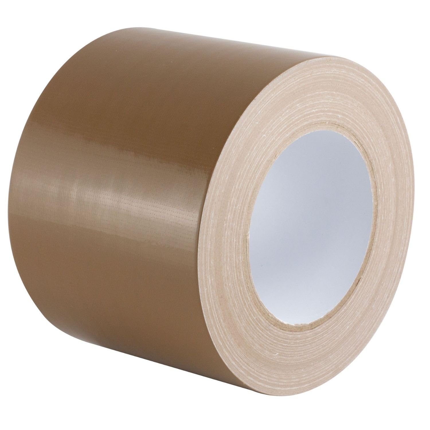 GTSE Wide Duct Tape, Brown, 4 Inches x 55 Yards (164 ft), Heavy Duty, Waterproof Repair Tape for Indoor or Outdoor Use, 1 Roll