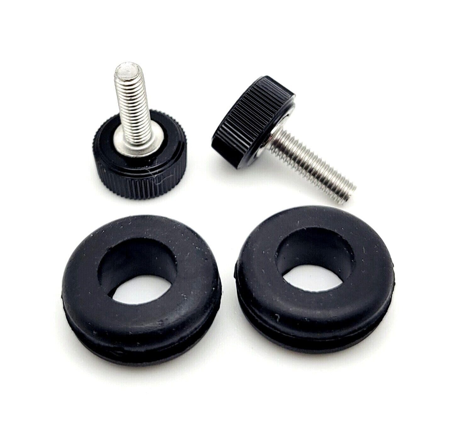 Boss Guitar Pedal Thumb Screw and Rubber Grommet Replacement Set Stainless Steel (Pack Size: 2 Pack) : Musical Instruments