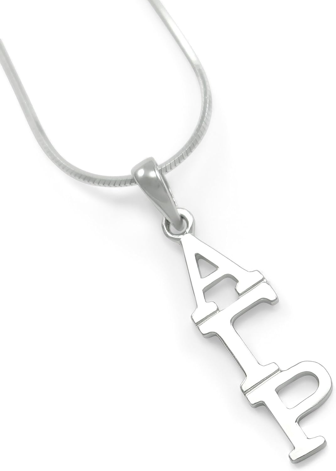 The Collegiate Standard Alpha Gamma Rho Fraternity Classic Sterling Silver Lavaliere/Fraternity Gifts