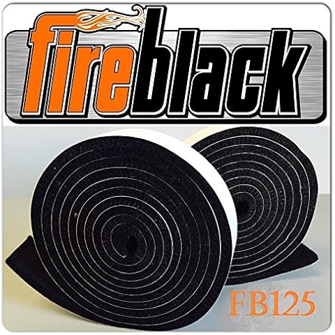 FireBlack® FB125 Self Stick Gasket Kit for Kamado Joe LG XL High Temp Char Griller King-Griller Smoker Grills Cover