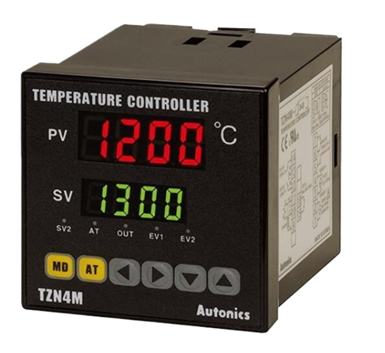 NWPNLXEA TZN4M-14S PID Temp Control, W72xH72mm, Digital, SSR Output, 1 Alarm Output, 100-240 VAC NWPNLXEA