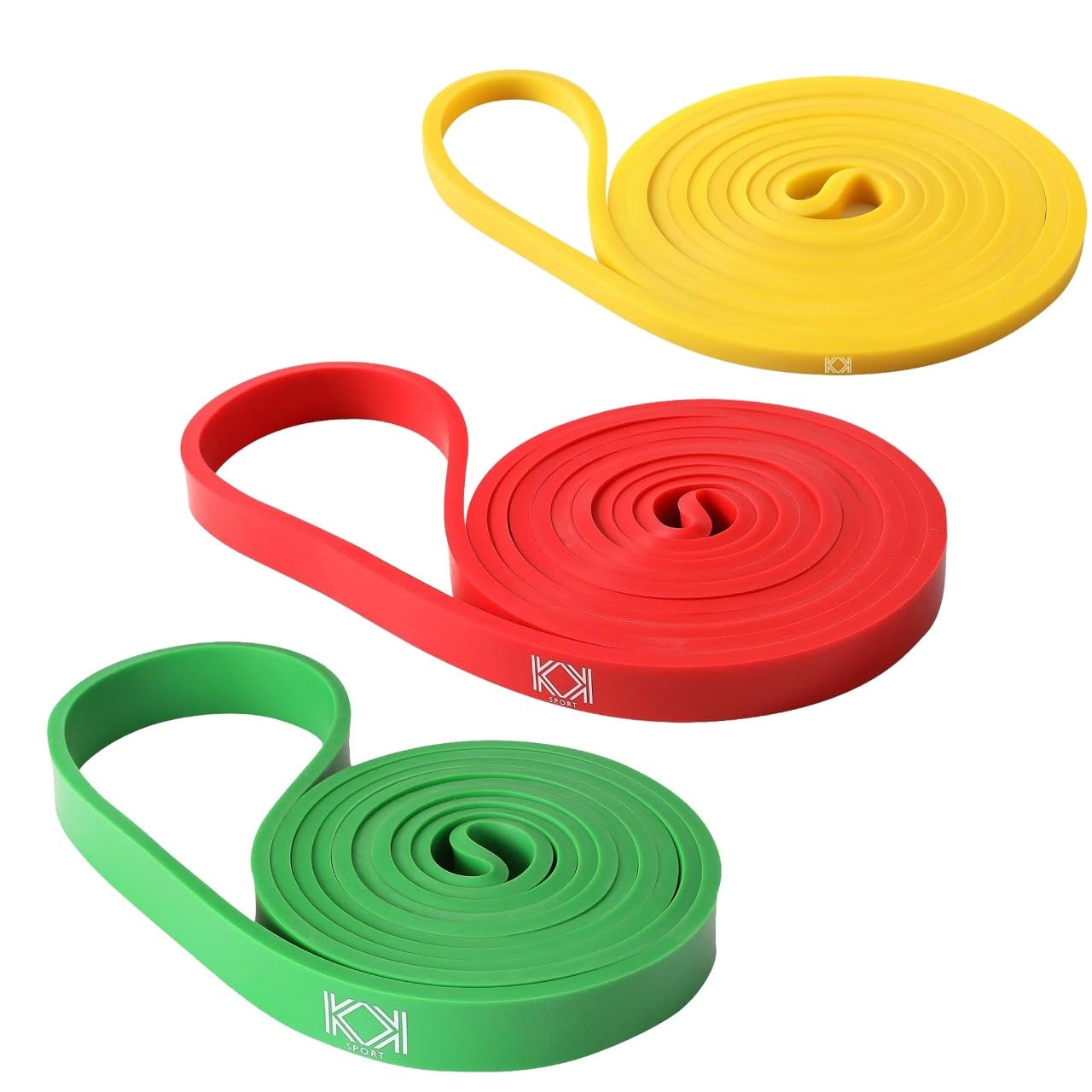 KKResistance Bands, Pull Up Resistance Bands For Men & Women, Fitness Exercise Bands, Pull Up & Stretch Resistance Workout Bands In A Variety Of Strengths