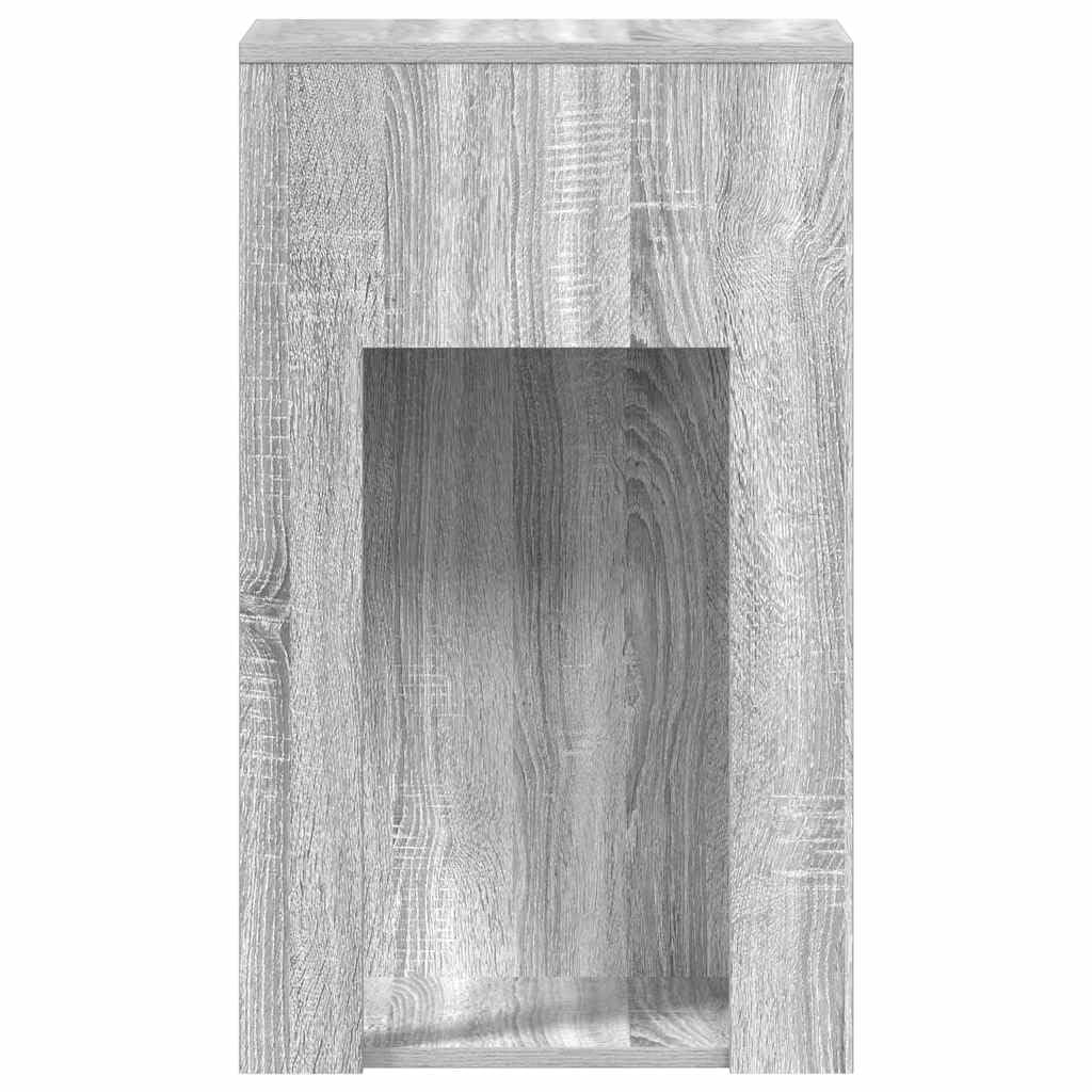 Computerschrank mit Schublade Grau Sonoma 30x44x74 cm, Büroorganisation Aufbewahrung, Holzwerkstoff Schreibtisch Beistelltisch für Heimbüro, Stauraum für Computergehäuse