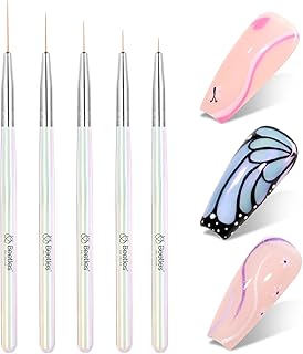 Beetles - Juego de 5 pinceles para arte de uñ...