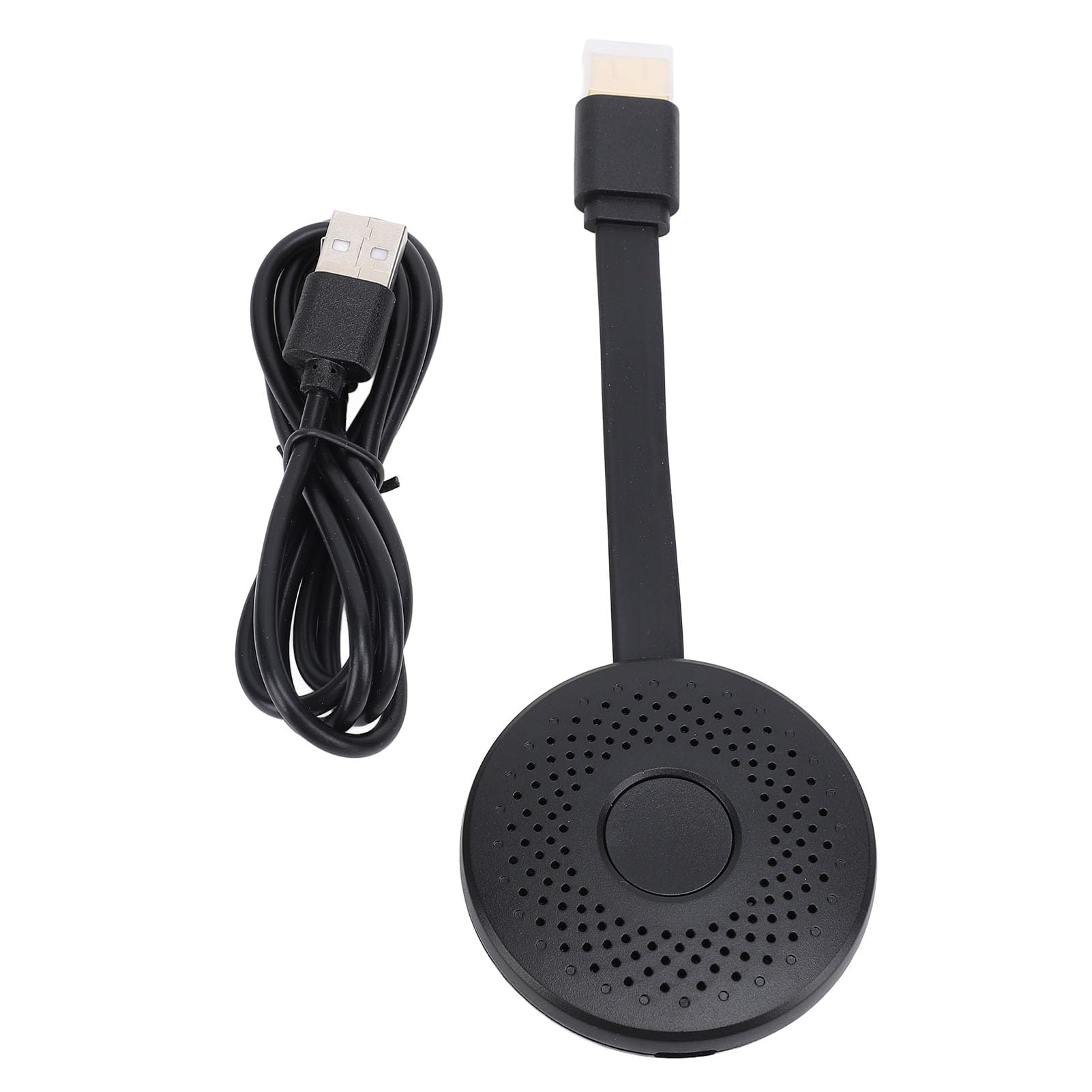 Dongle Adattatore Display Wireless 4K, Mirroring Schermo per Monitor TV da Laptop Tablet Telefono, Supporto Miracast DLNA, Plug & Play, Alimentazione
