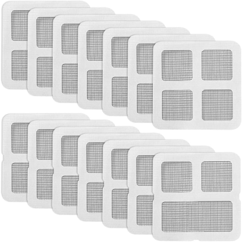 175 Pcs Sheets Window Screen Repair Kit, Self Adhesive Screen Repair Patch, Waterproof