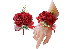 Limited Supply Red Corsage and Boutonniere Set