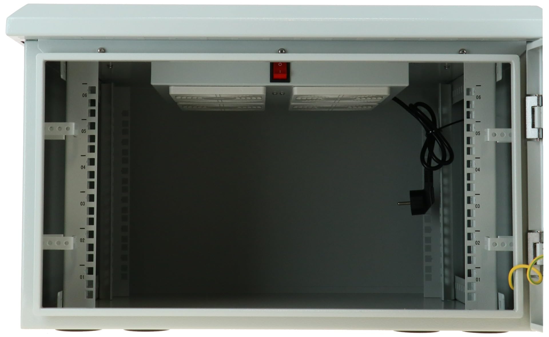 Armadio a muro per esterni 6U IP55-600x600x368 mm (LxPxA) - Bianco