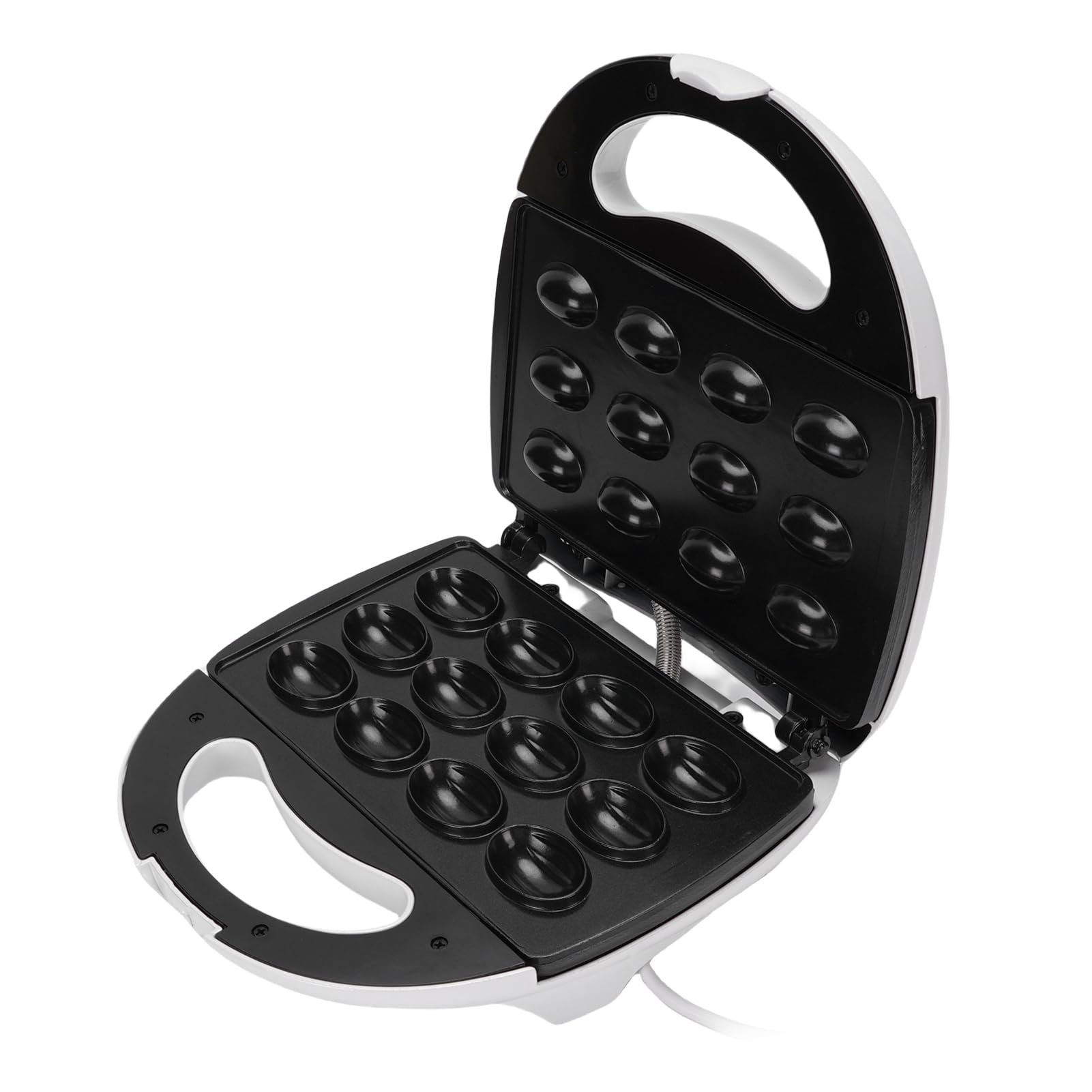 Walnussbereiter, Elektrisch, Doppelseitig, Antihaftbeschichtet, mit Ergonomischem Griff, für Schnelles Backen und Einfache Reinigung (220V EU-Stecker)