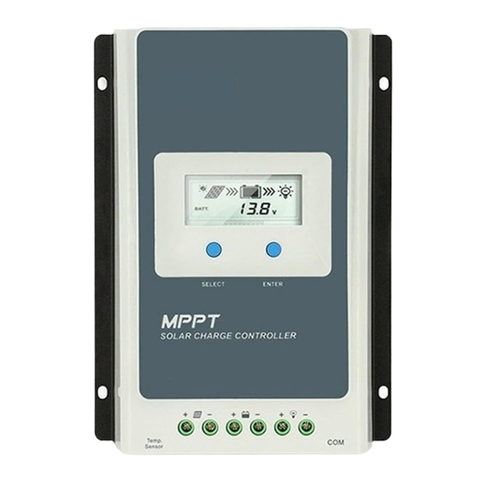Regolatore Di Carica Solare MPPT 40A 30A 20A 10A Con MT50 Wifi 12V 24V Batteria Automatica Ad Alta Efficienza(20A(2206AN),With MT50)